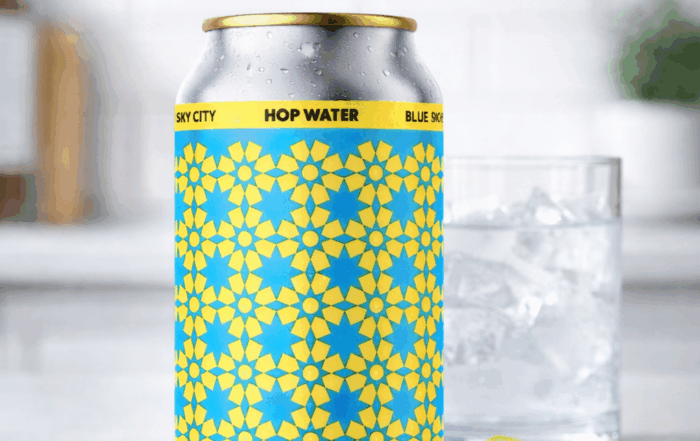 Cabin Brewing's Quench and Blue Sky City Hop water