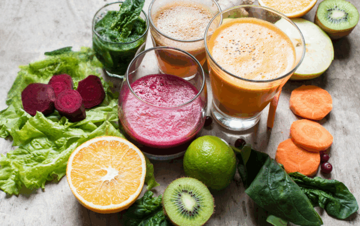 fruit juices and smoothies