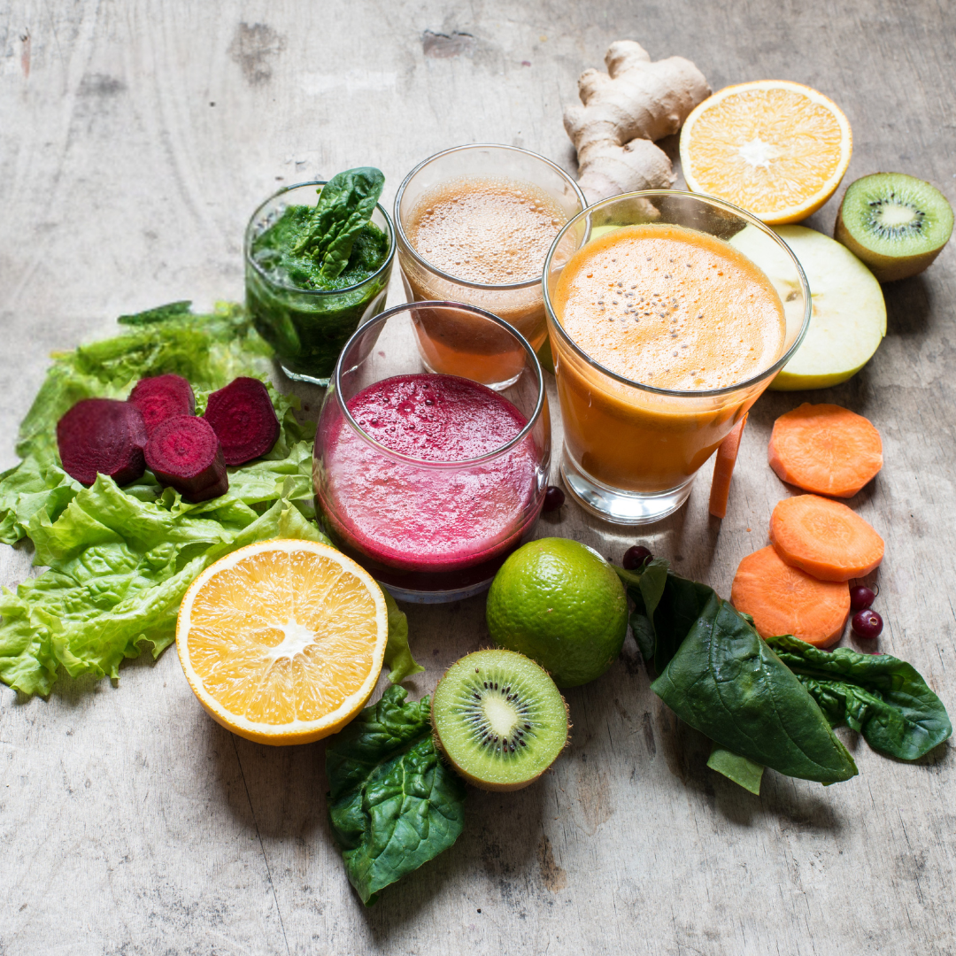 fruit juices and smoothies
