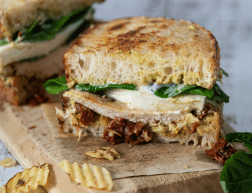 Tuscan Sandwich with Pan Seared Chicken & Pesto Mayonnaise