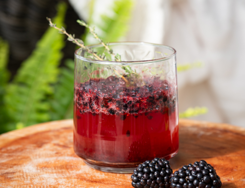 Blackberry and Thyme Sparkler