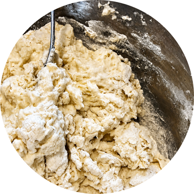 making bannock making bannock