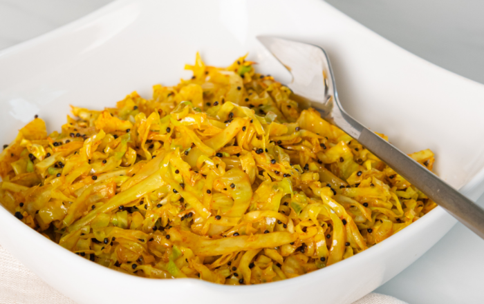golden spiced cabbage