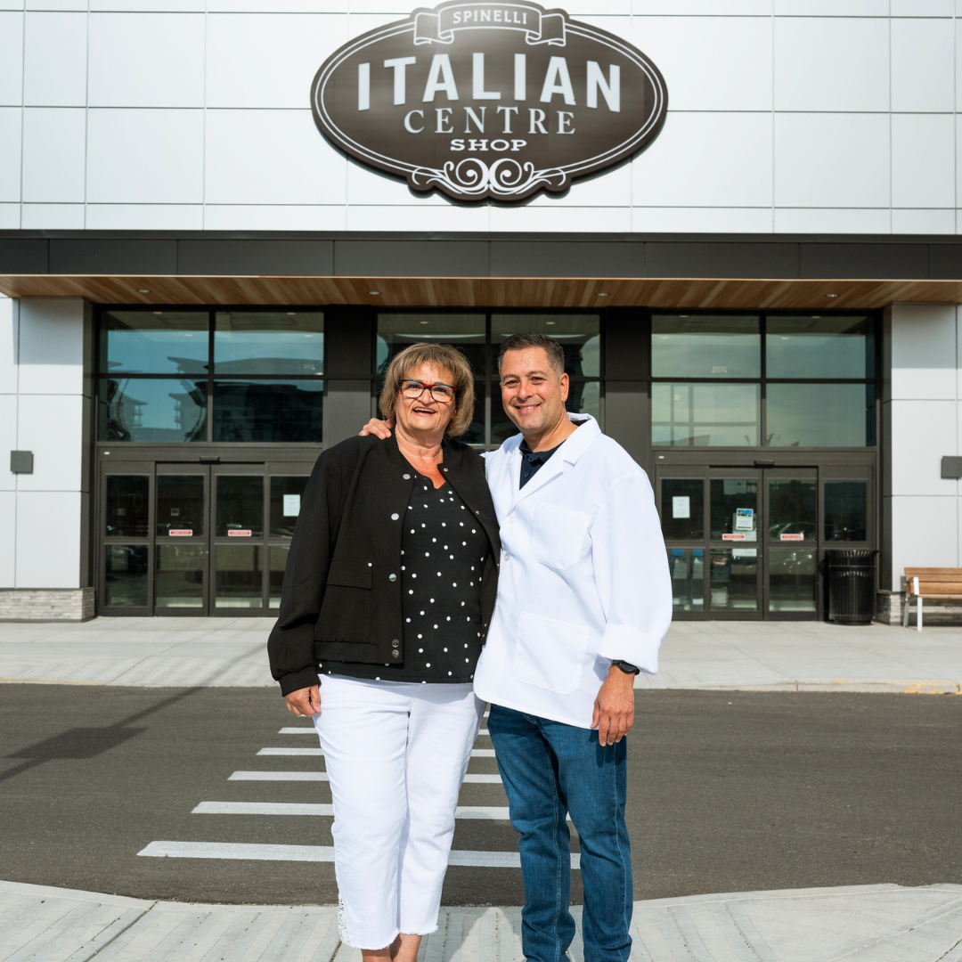 Teresa Spinelli and Gino Marghella at the newest Italian Centre Shop at Northland Village Mall_photo credit Devon Rogers
