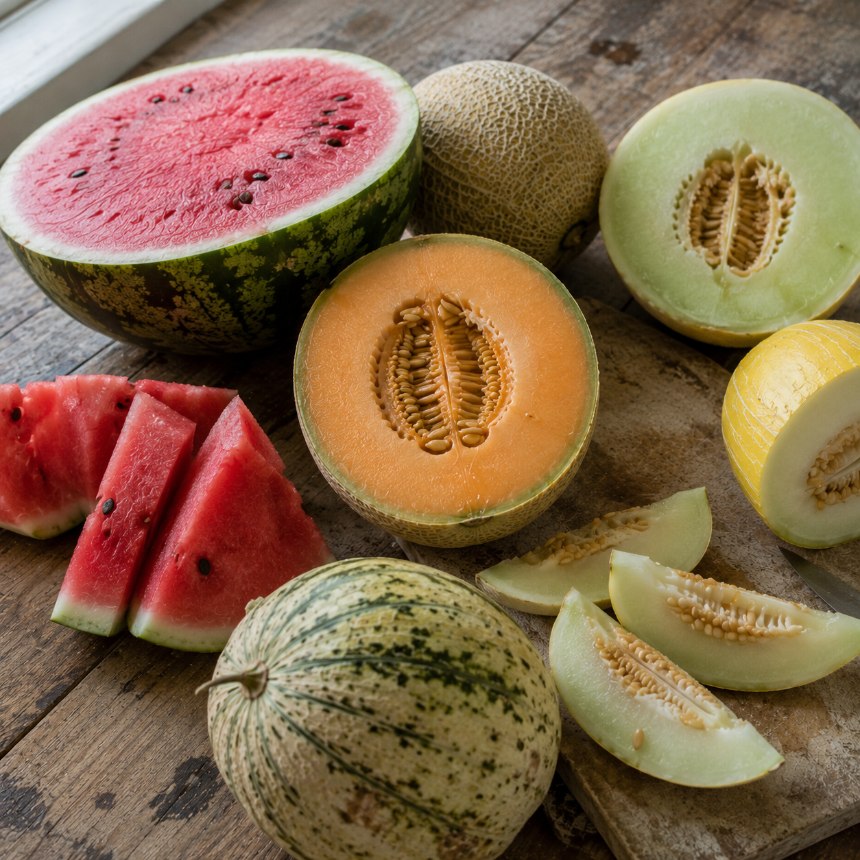 sweet melon mixture